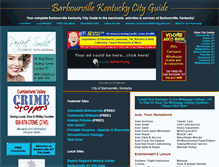 Tablet Screenshot of barbourvilleky.com